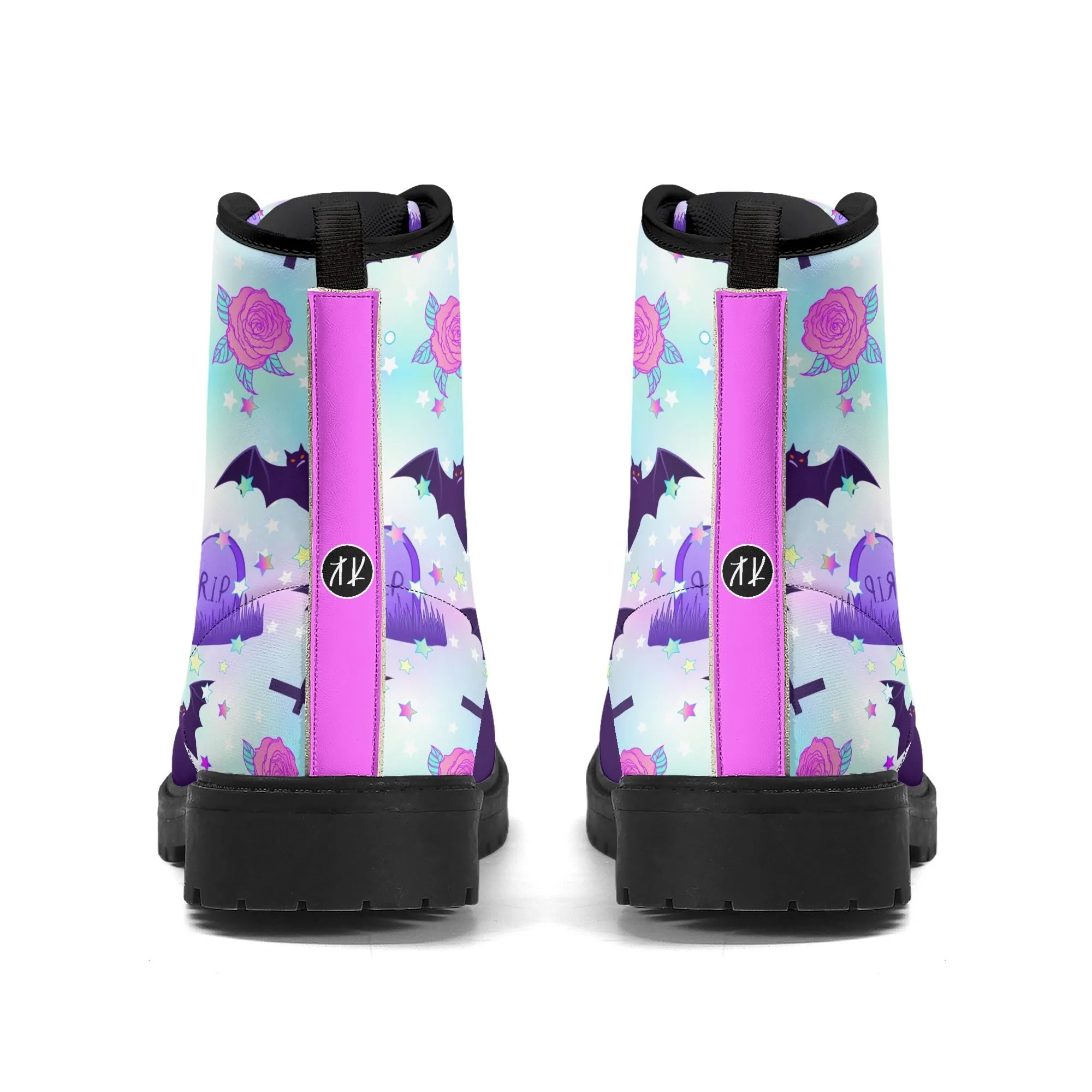 Pastel Spooky Women's Leather Boots