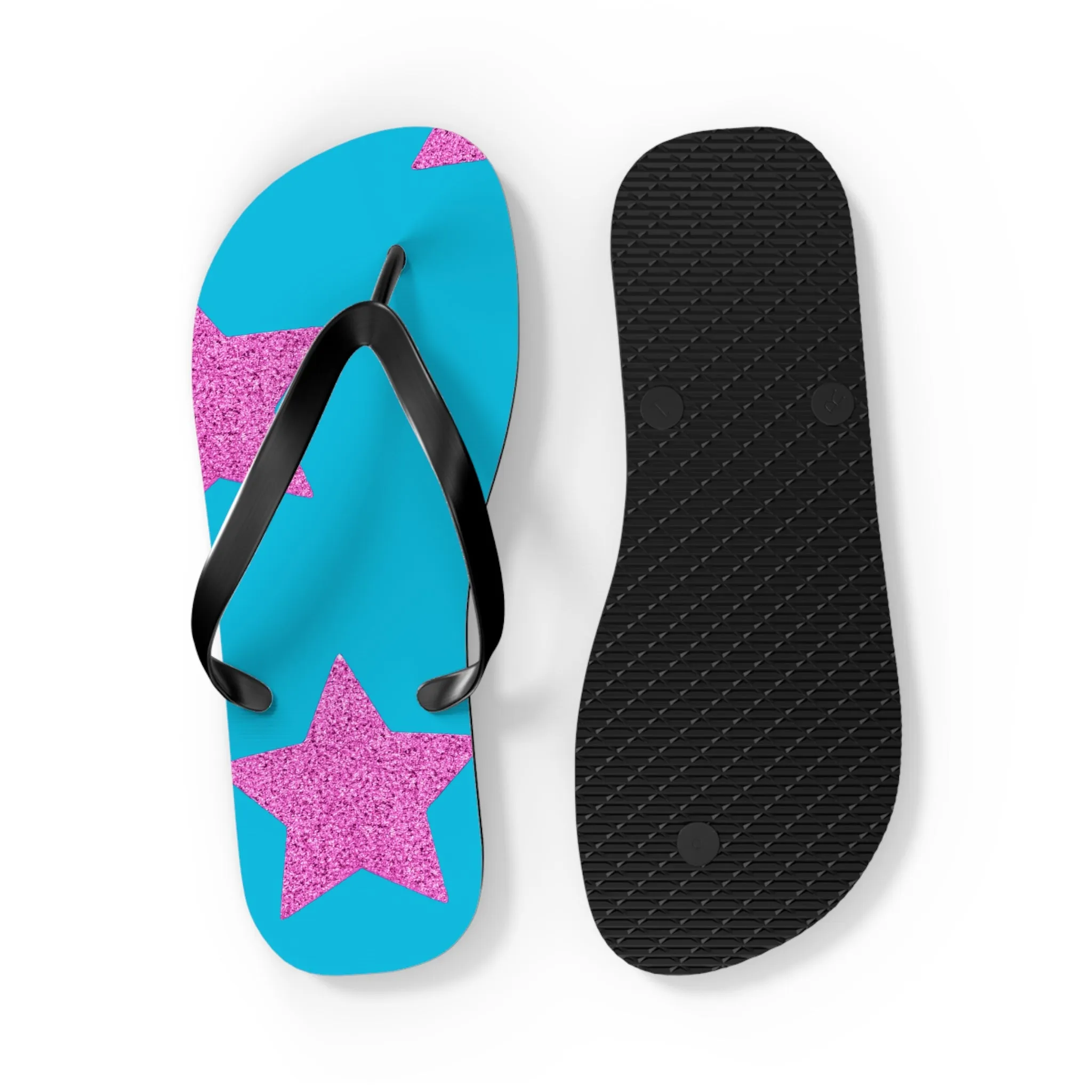 Pink Stars - Inovax Flip Flops