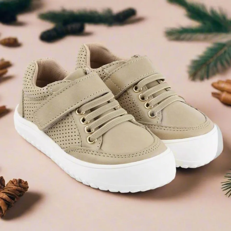 Play Perfect Beige Low Top {Premium Leather}