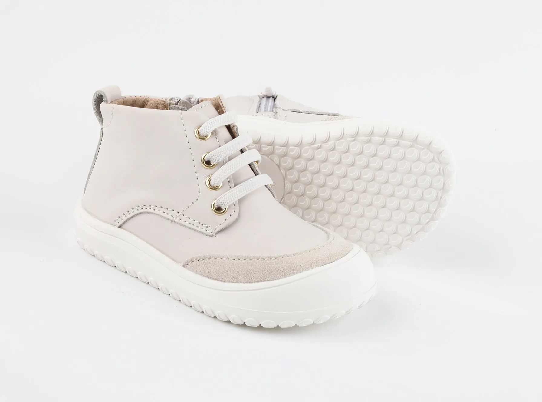 Play Perfect Bone High Top {Premium Leather}