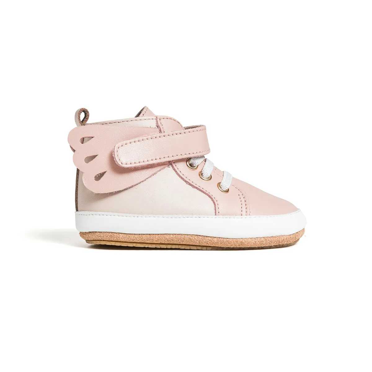 Pretty Brave Hi-Top Pink Butterfly - Blush