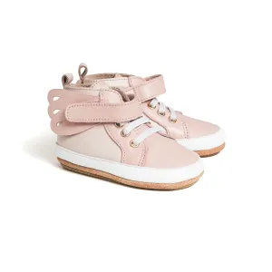 Pretty Brave Hi-Top Pink Butterfly - Blush