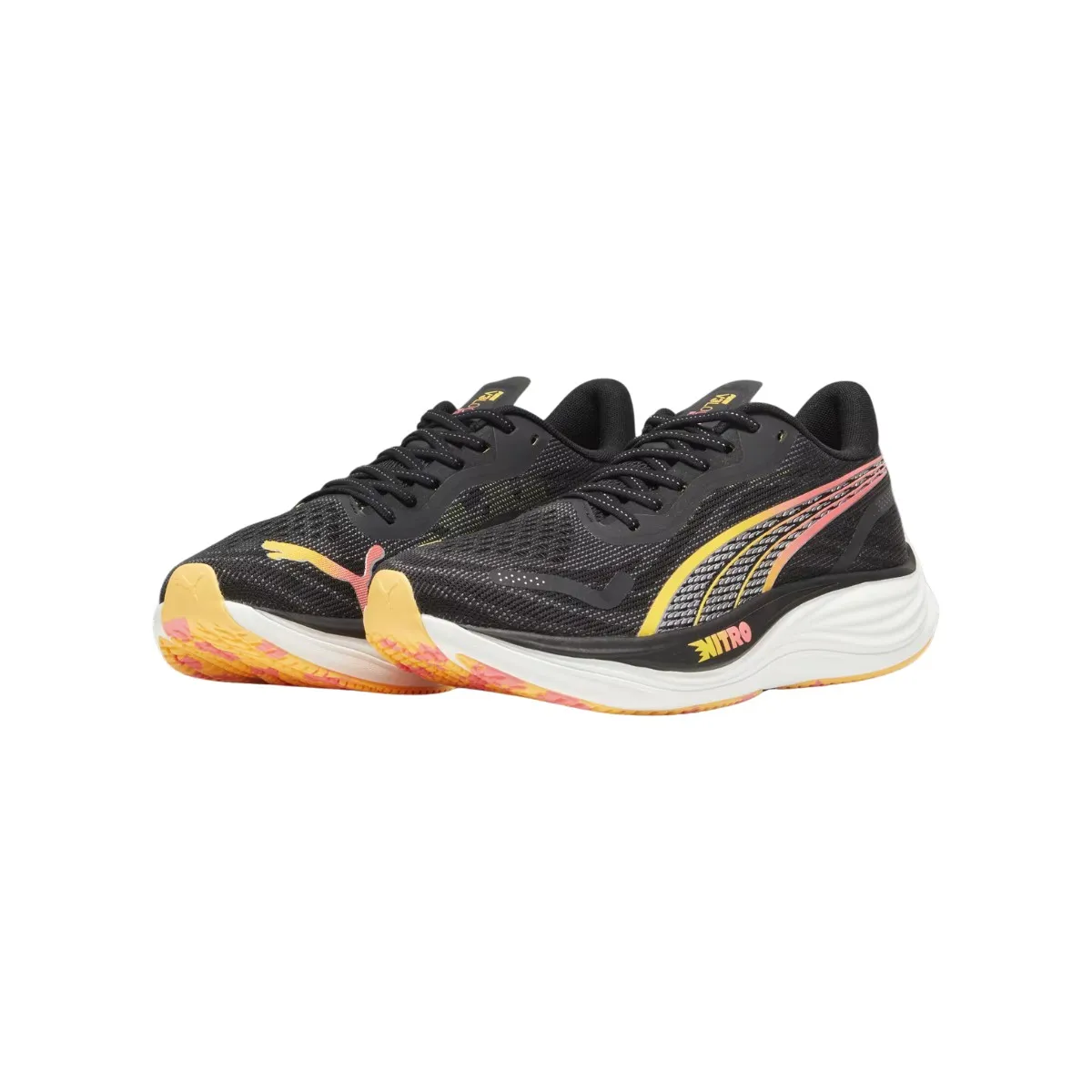 Puma Velocity Nitro 3 Forever Faster Shoes Black Yellow SS24