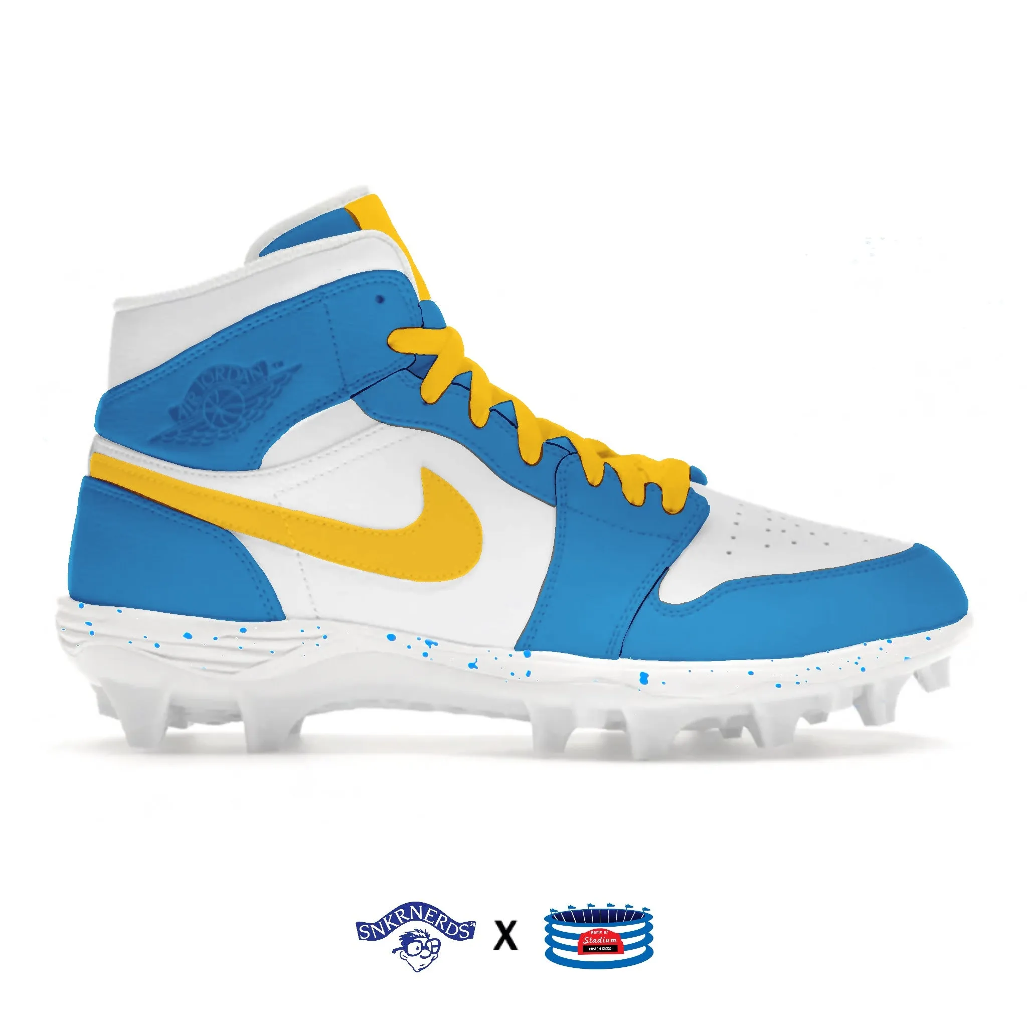 "Los Angeles" Jordan 1 TD Cleats