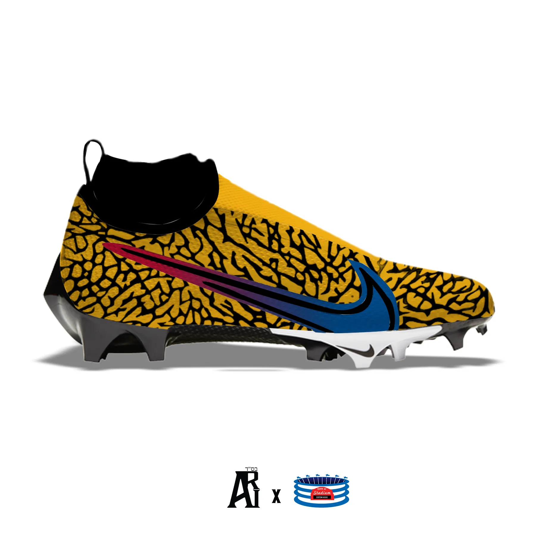 "Pittsburgh Elephant" Nike Vapor Pro 360 Cleats