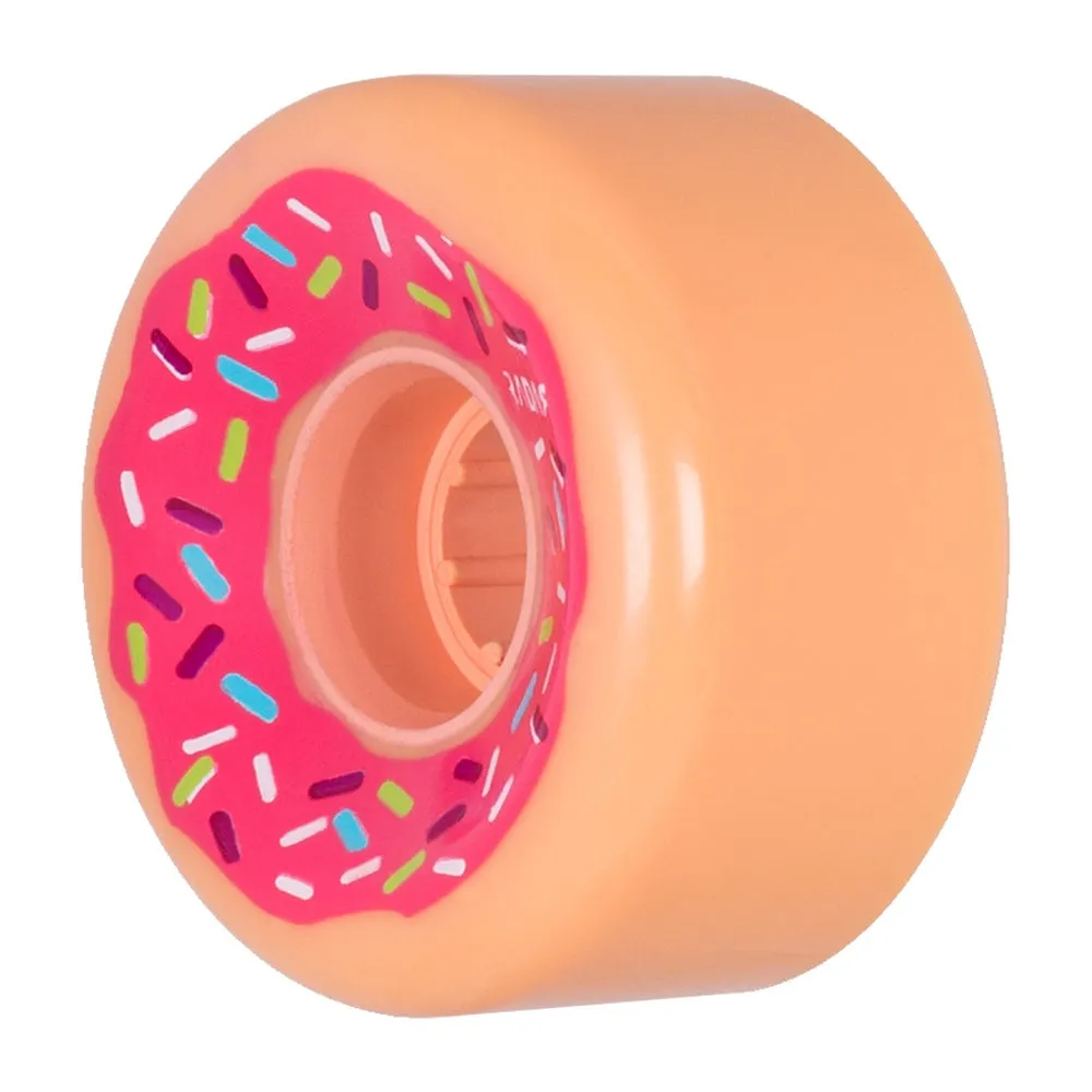 Radar Donut Roller Skate Wheels 62mm - Pink Sprinkles (4 Pack)