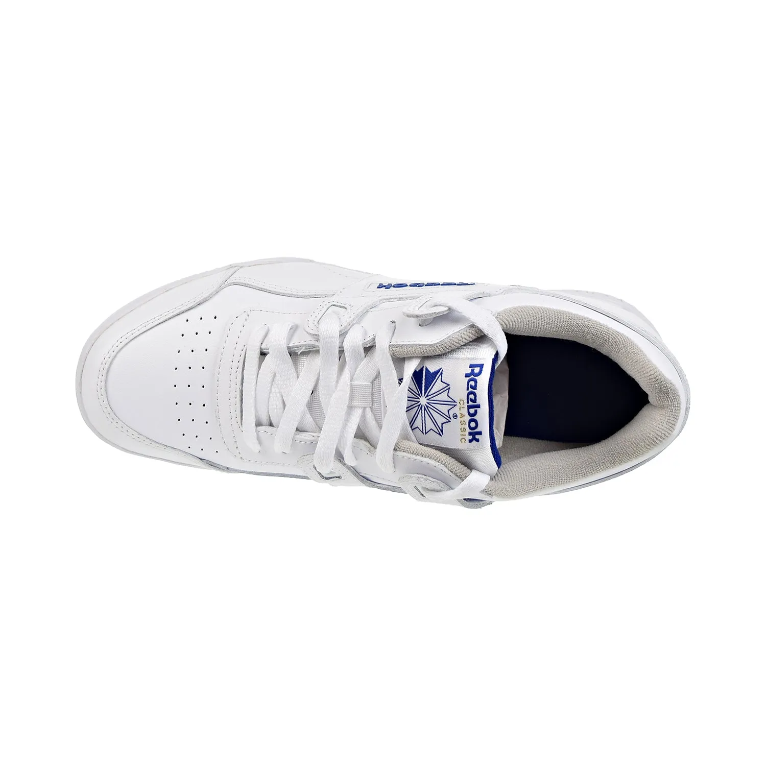 Reebok Workout Plus Mens Shoes White/Royal