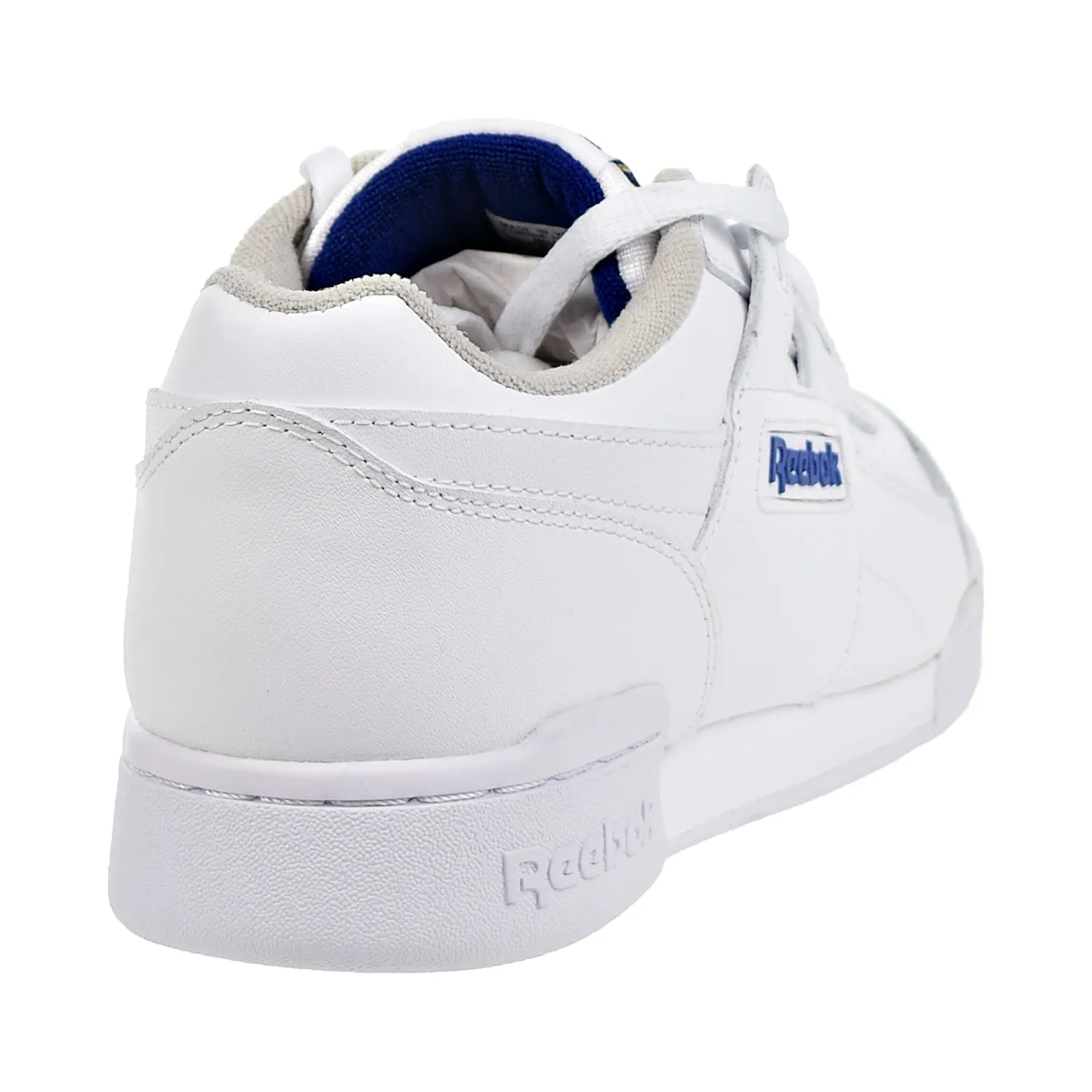 Reebok Workout Plus Mens Shoes White/Royal