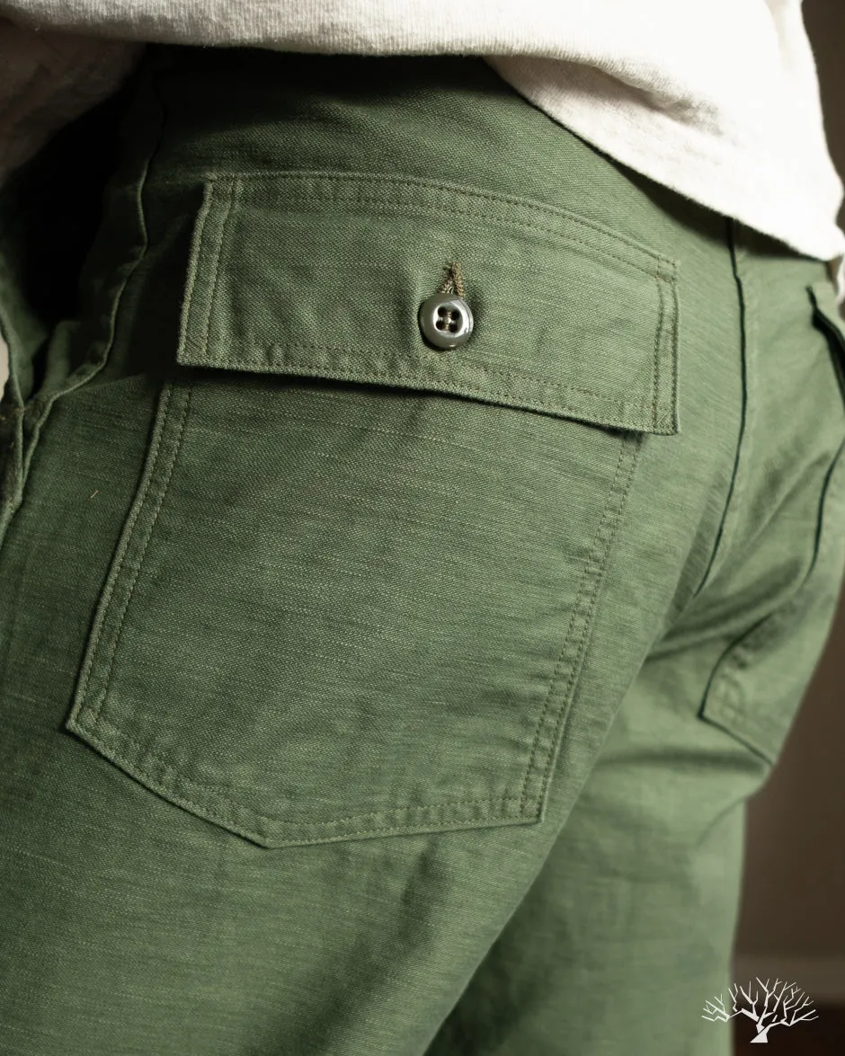 Regular Fit Fatigue Pants - Green