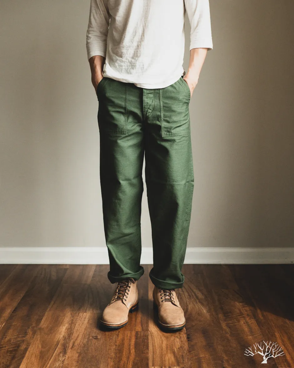 Regular Fit Fatigue Pants - Green