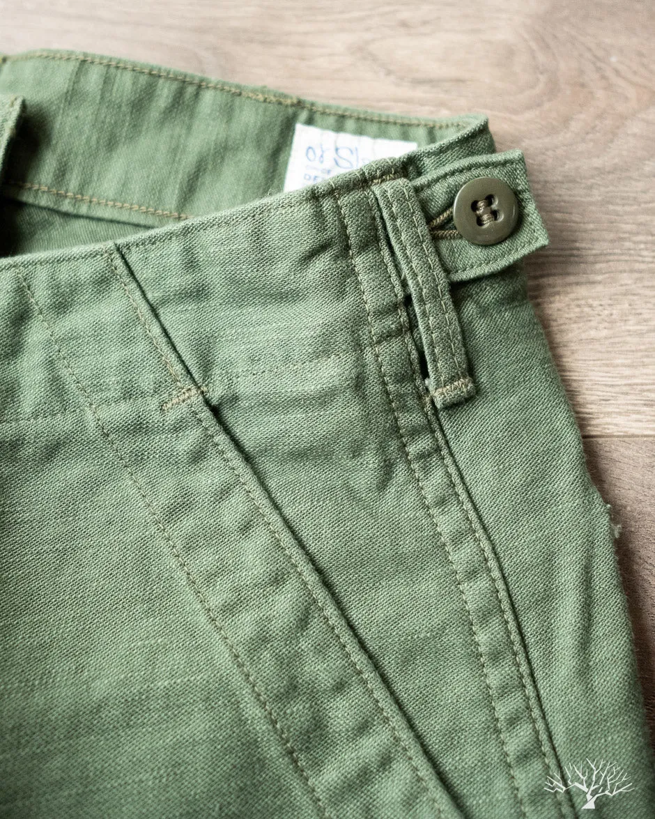 Regular Fit Fatigue Pants - Green