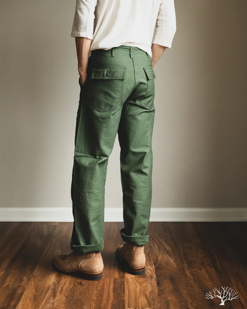 Regular Fit Fatigue Pants - Green