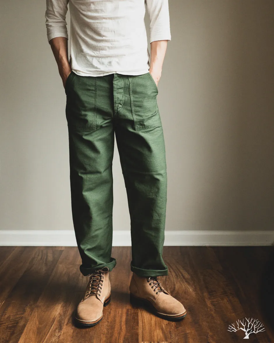 Regular Fit Fatigue Pants - Green