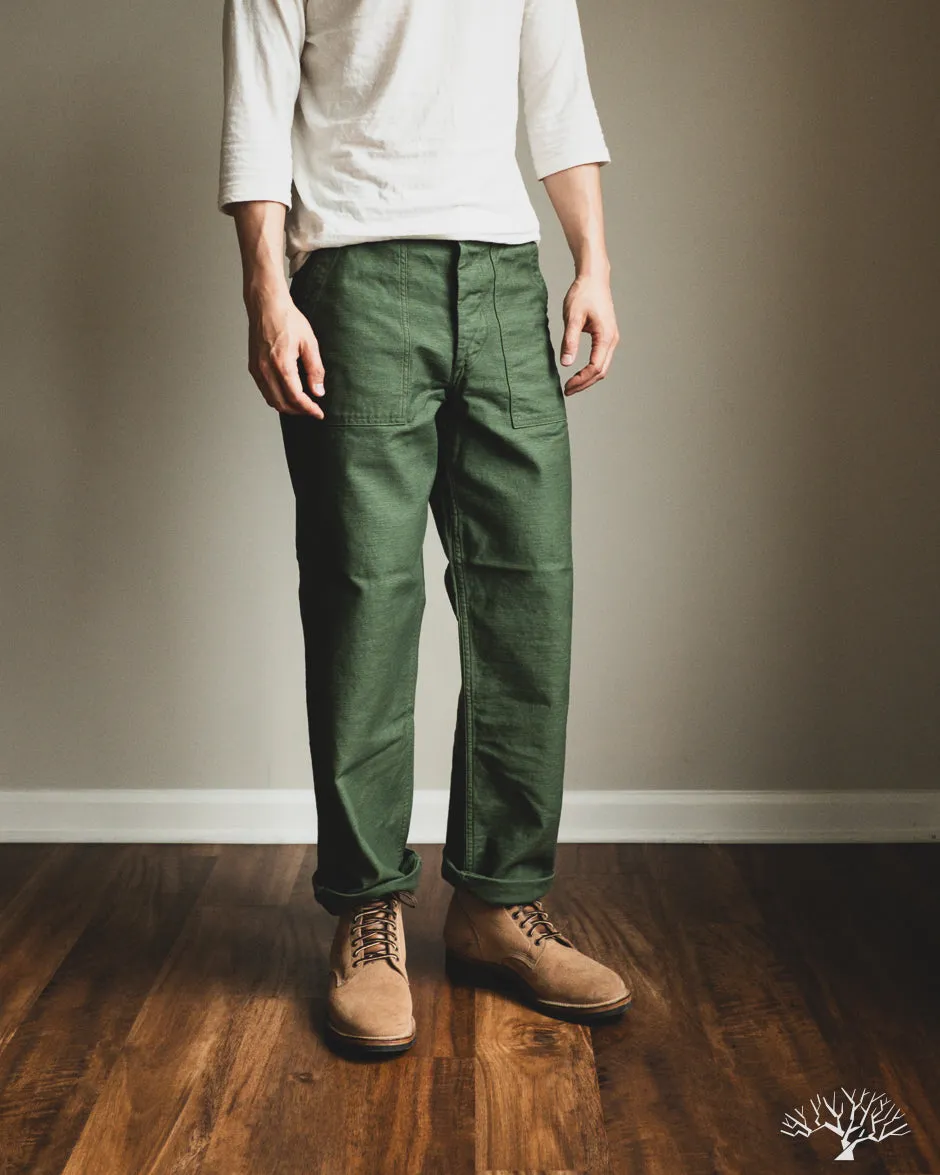 Regular Fit Fatigue Pants - Green