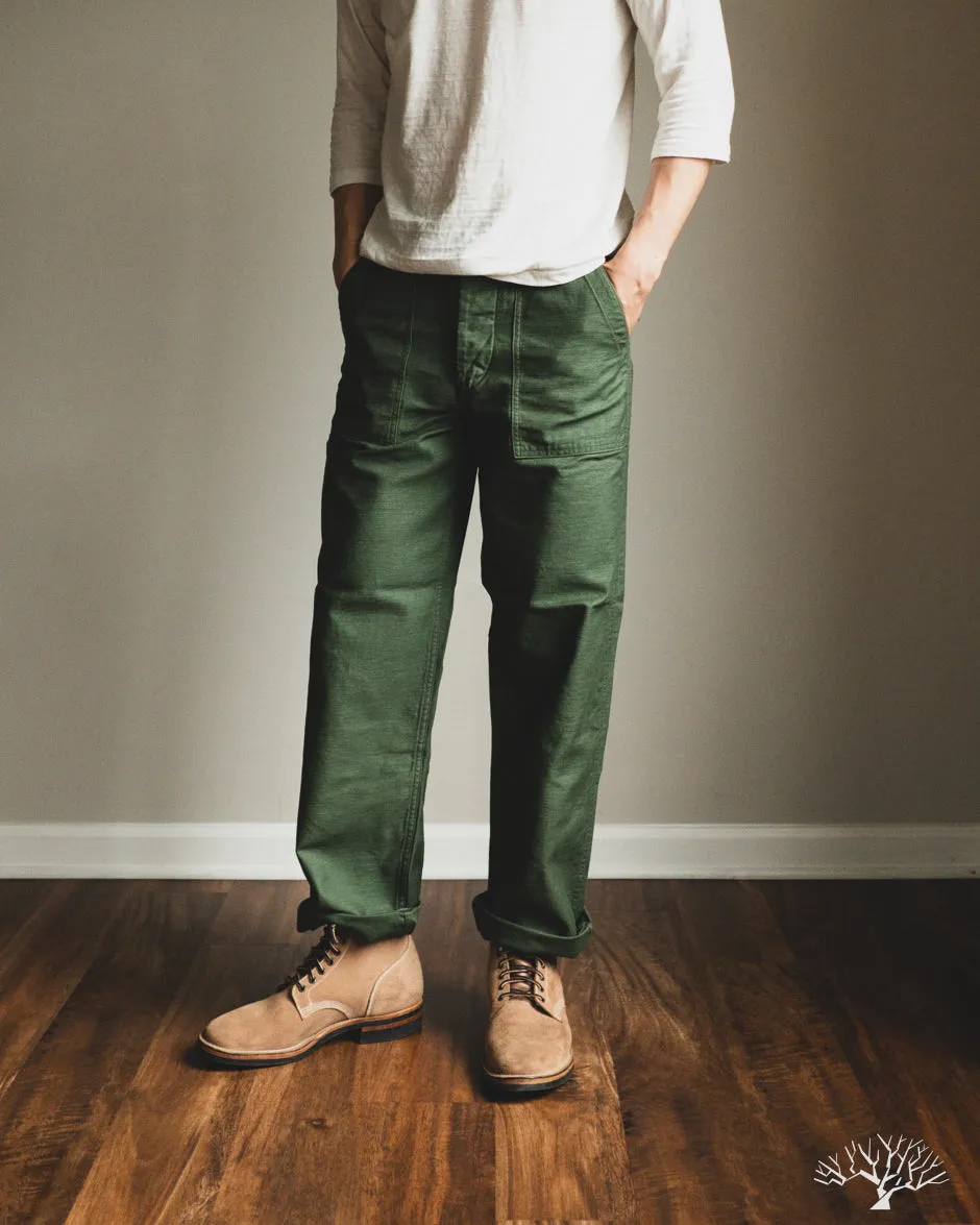 Regular Fit Fatigue Pants - Green