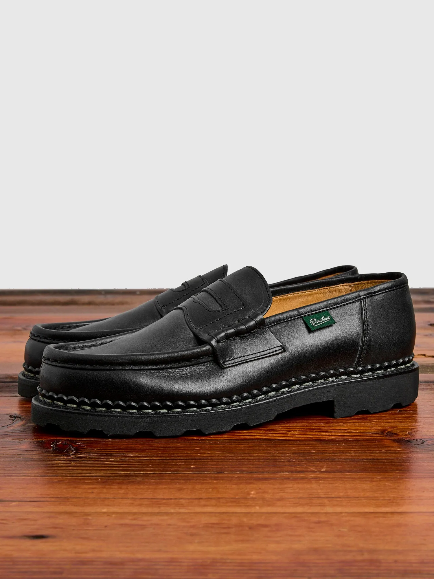 Reims Marche Loafer in Noire-Lis Noir