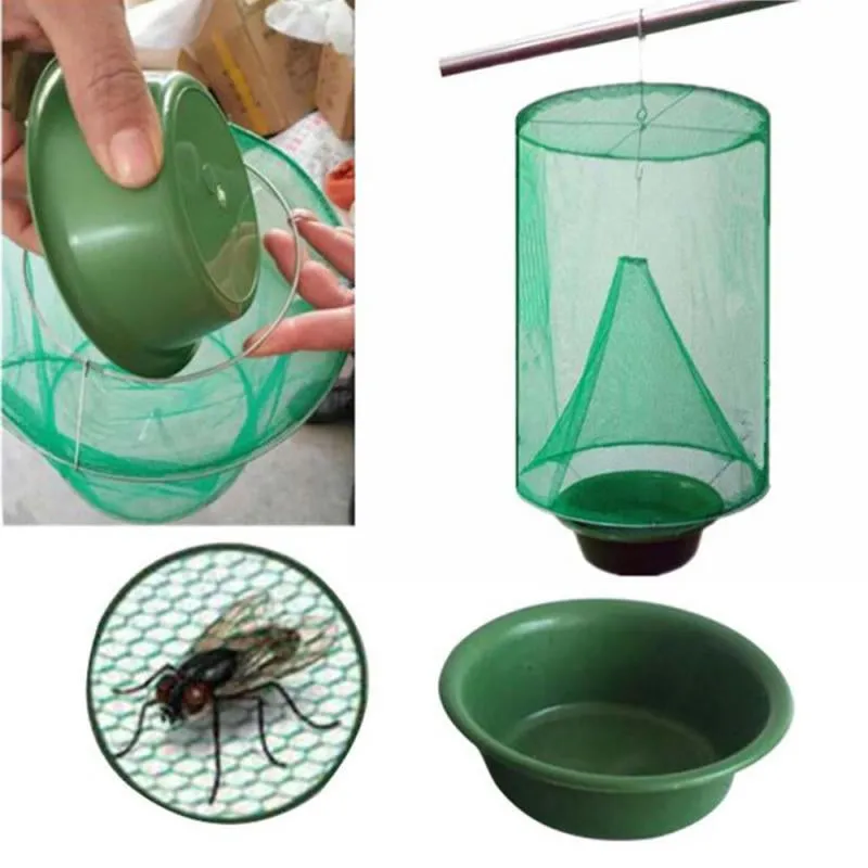 Reusable Hanging Cage Net Fly Trap