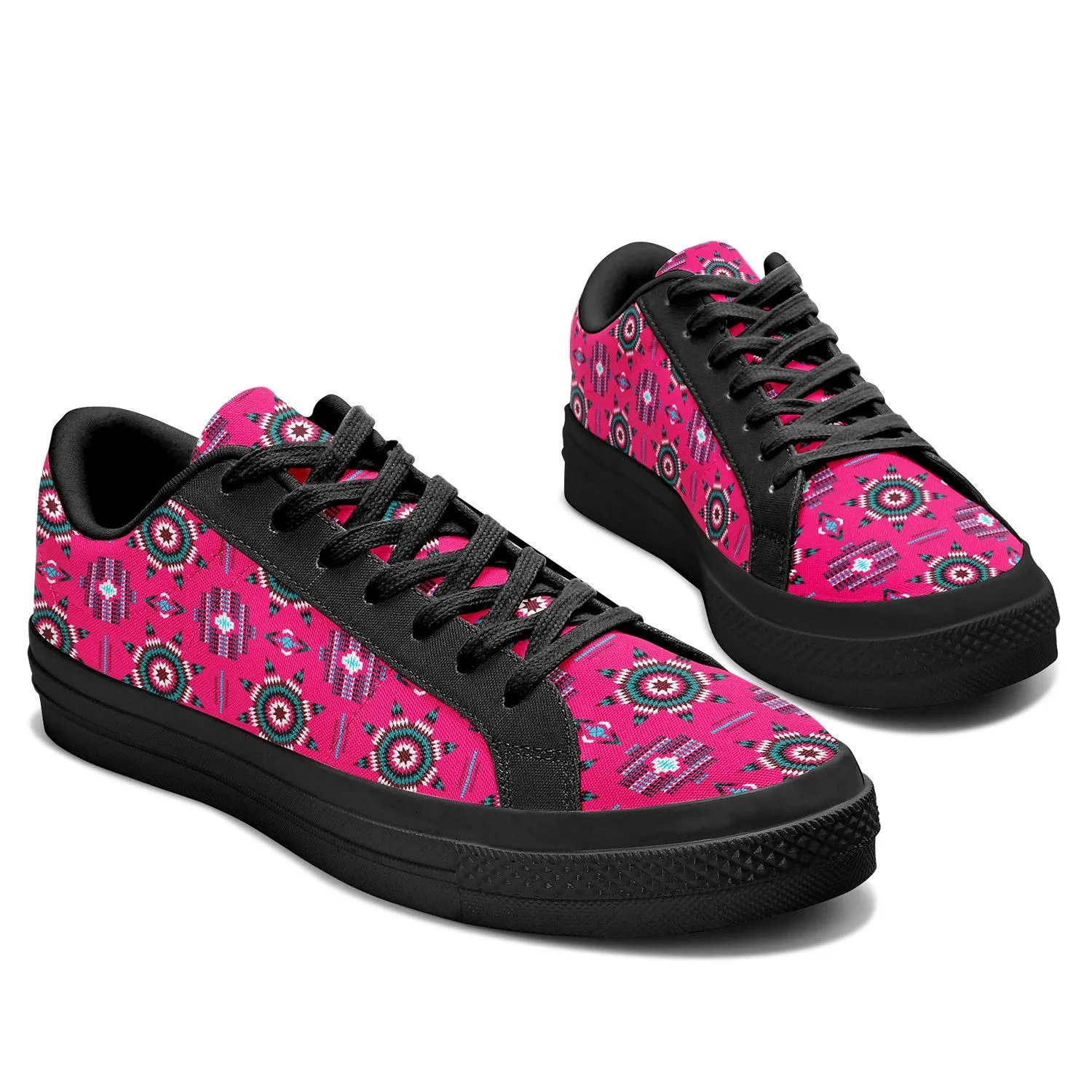 Rising Star Strawberry Moon Aapisi Low Top Canvas Shoes Black Sole