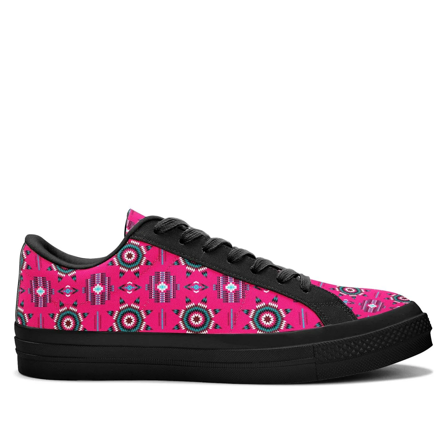 Rising Star Strawberry Moon Aapisi Low Top Canvas Shoes Black Sole