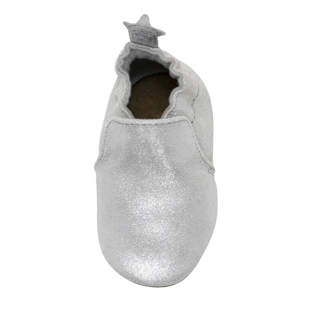 Robeez Pretty Pearl Soft Soles Silver