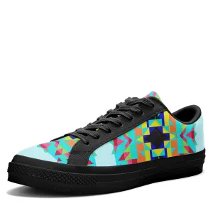 Sacred Spring Aapisi Low Top Canvas Shoes Black Sole