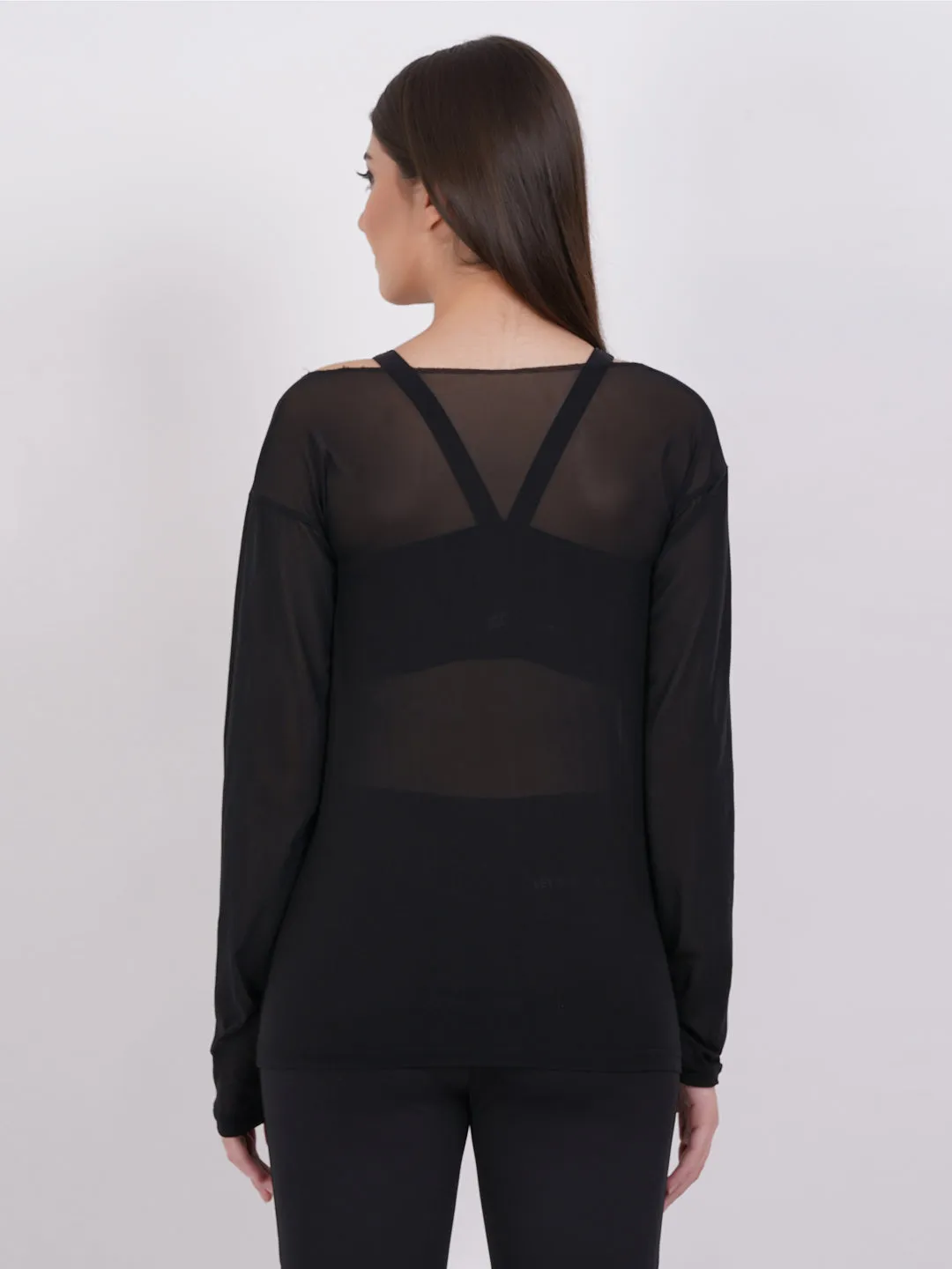 Sheer Mesh Top for Women