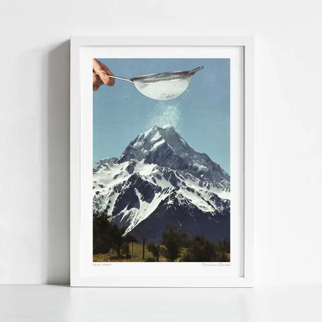 'Sifted summit' Art Print by Vertigo Artography