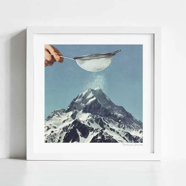 'Sifted summit' Art Print by Vertigo Artography