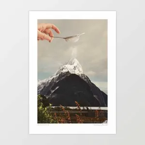 'Sifted summit MP' Art Print by Vertigo Artography