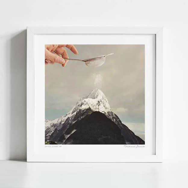 'Sifted summit MP' Art Print by Vertigo Artography