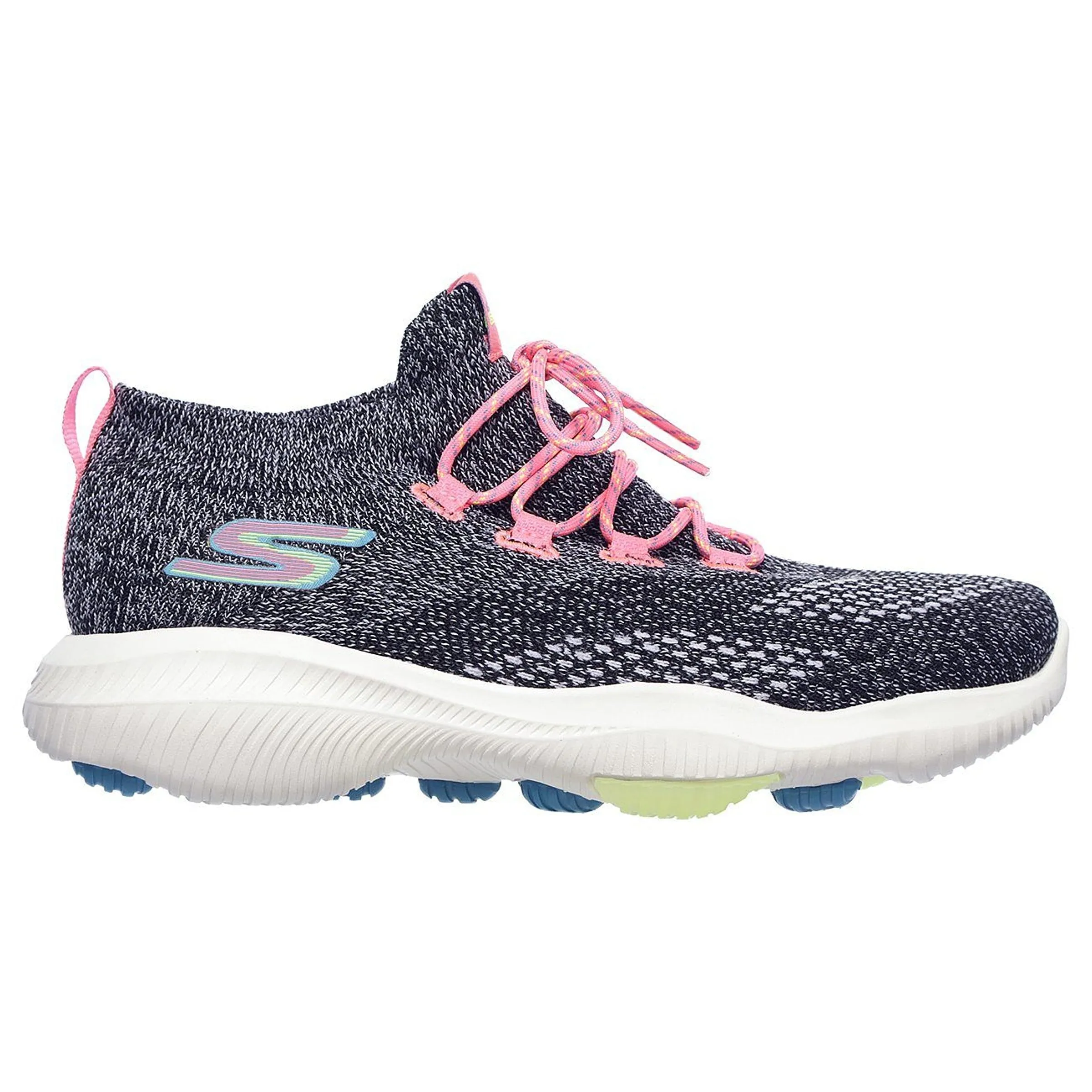 Skechers Girls Go Walk Revolut Ultr-turb Walking Shoes (15667-BKMT)