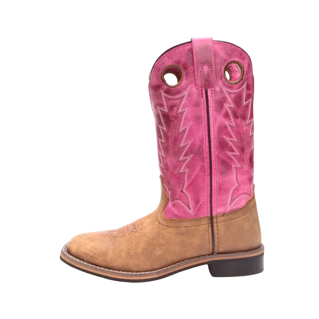 Smoky Mountain Kid's Pink Cowboy Boots