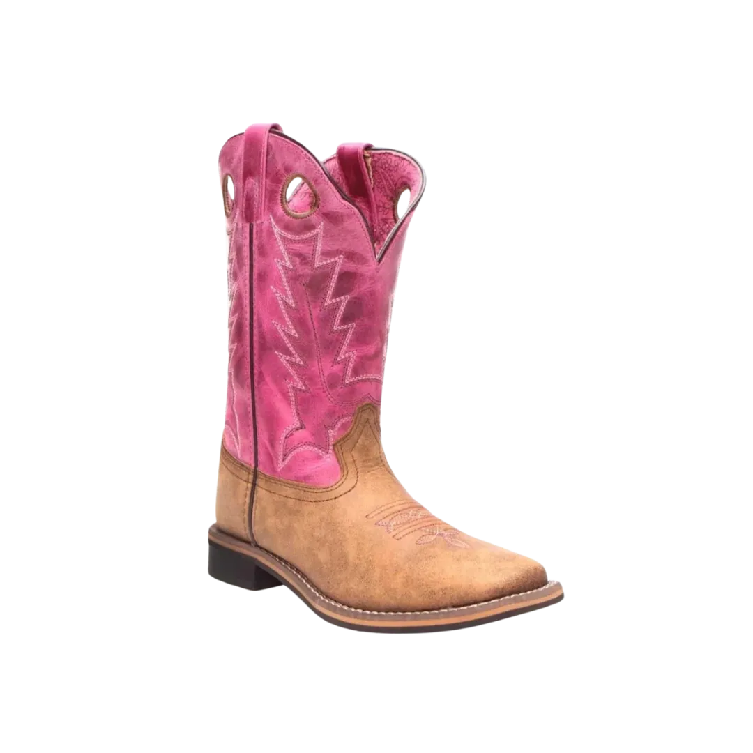 Smoky Mountain Kid's Pink Cowboy Boots