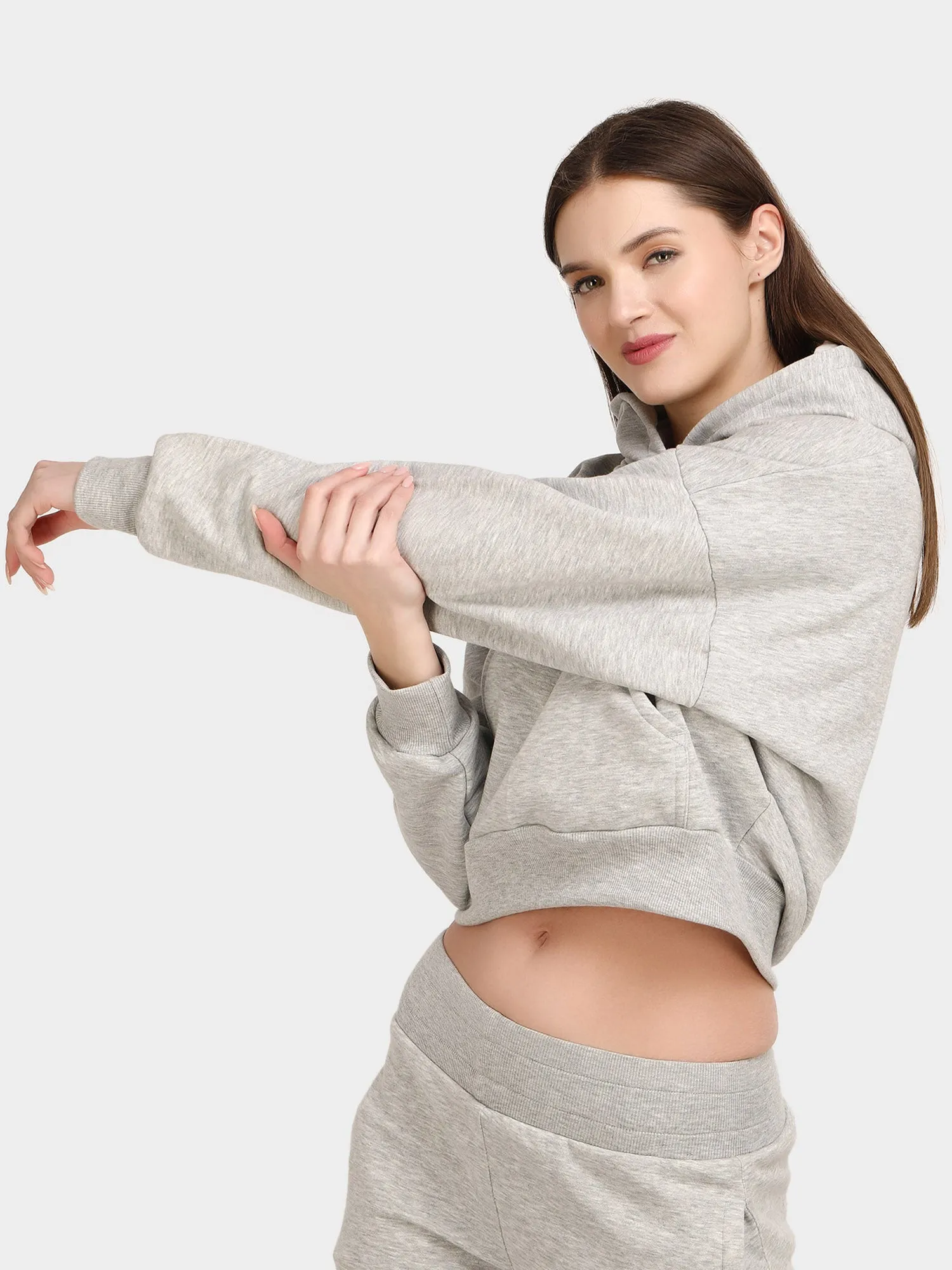 Soft Women Crop Hoodies