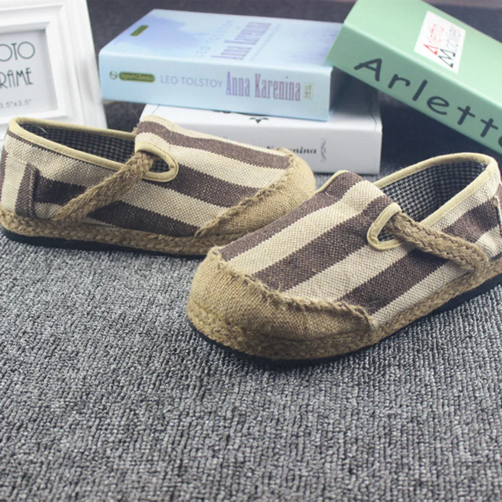 Spring Handmade Cloth Square Head Casual Cloth Shoes 35-44