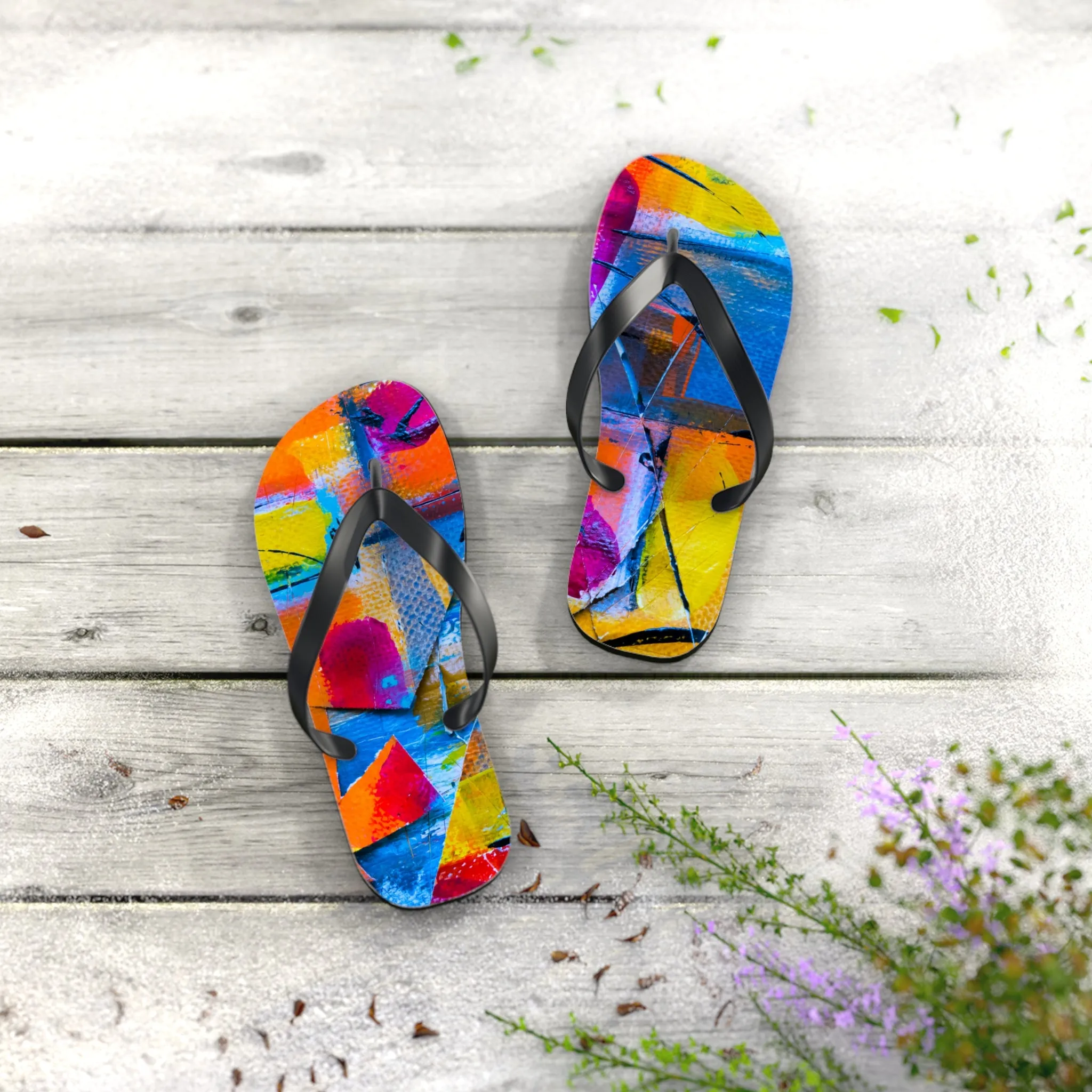 Square Colors - Inovax Flip Flops