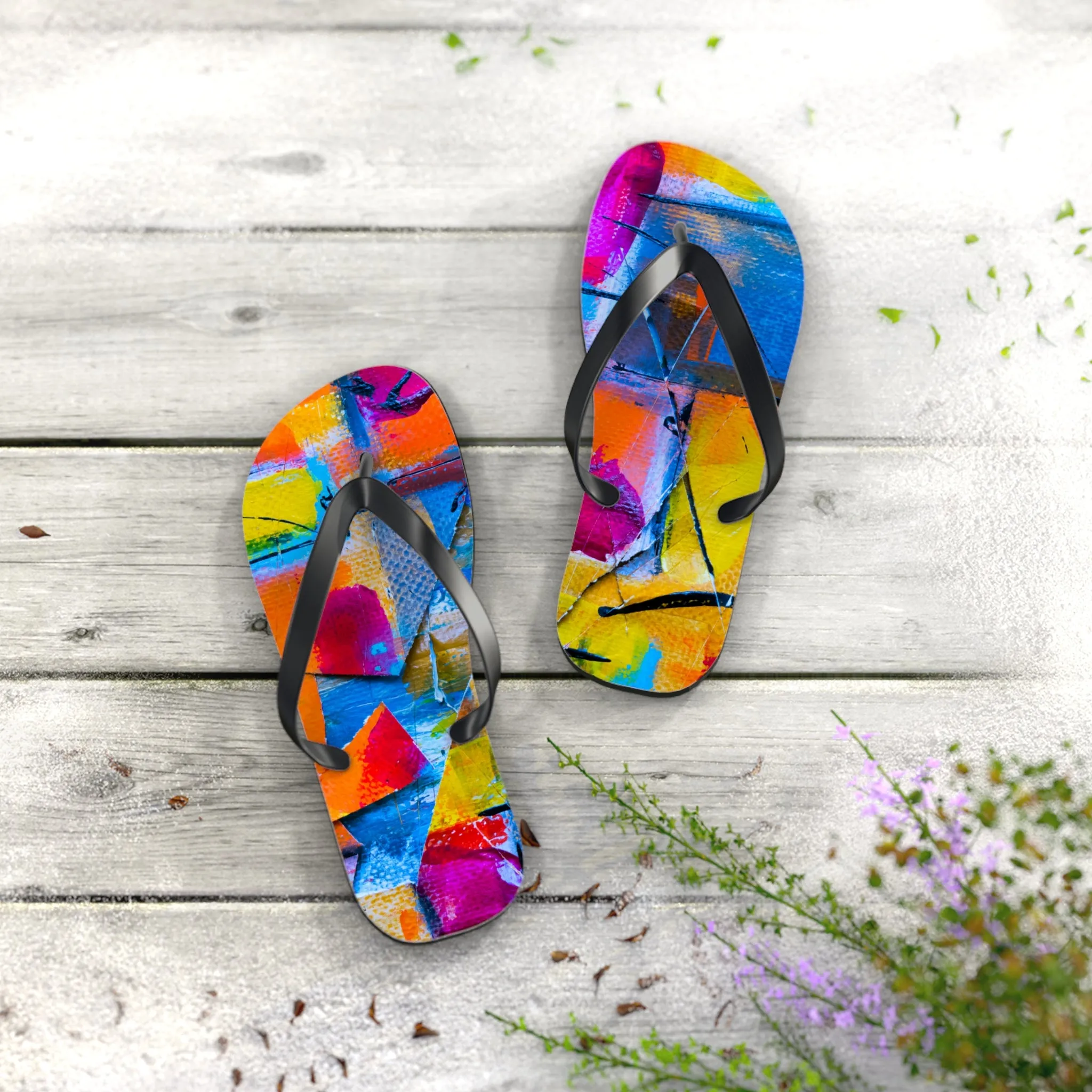 Square Colors - Inovax Flip Flops