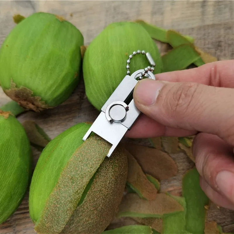 Stainless Steel Mini Vegetable Peeler Keychain