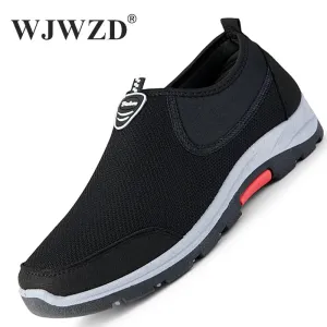 Summer Breathable Casual Shoes Men Loafers Shoes Soft Comfortable Outdoor Flat Lazy Shoes for Male Walking Shoes Chaussure Homme