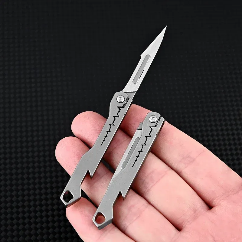 Titanium All-Purpose Foldable Sharp Cutter Knife