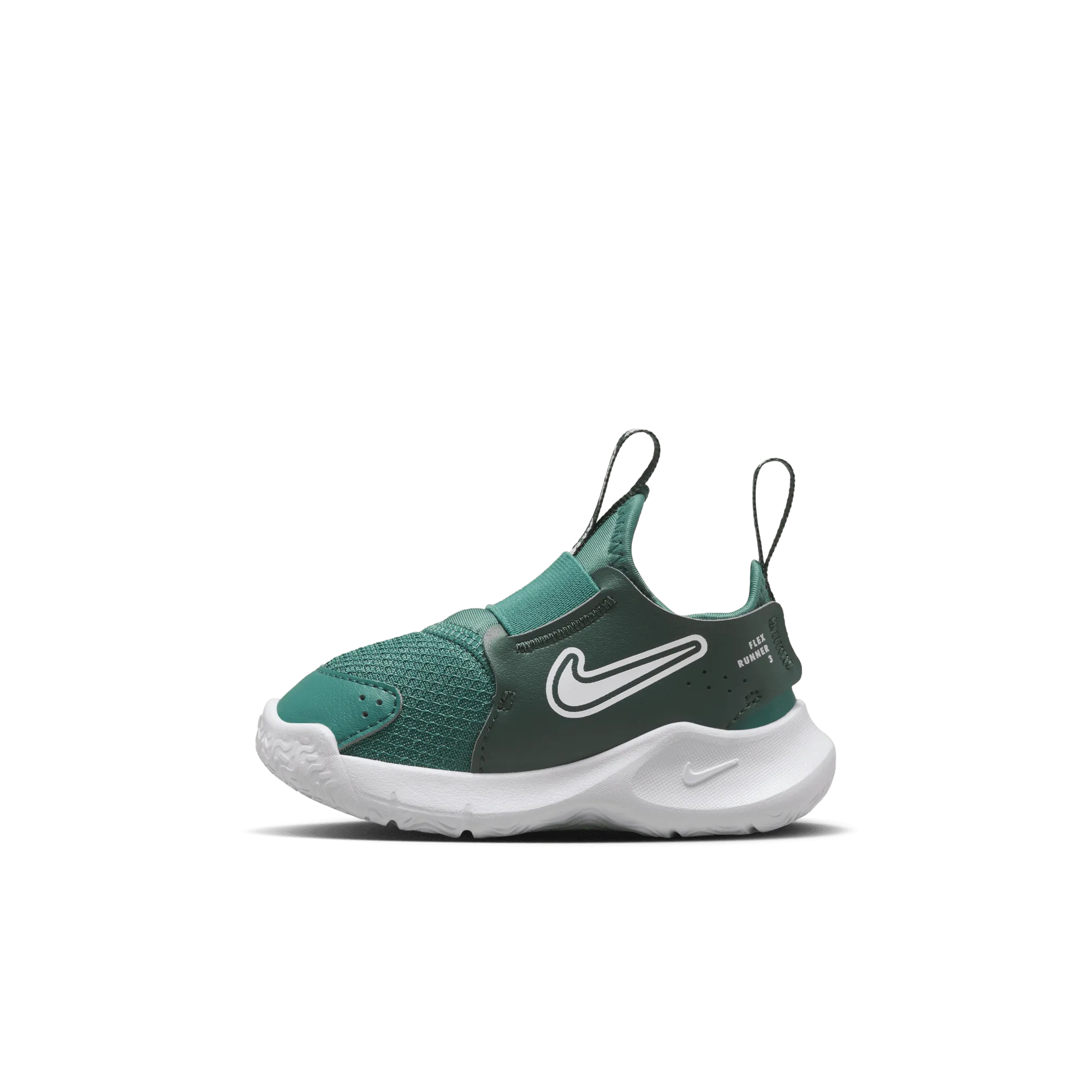 Toddler's Nike Flex Runner 3 Shoes (300 - Bicoastal/White-Vintage Green)