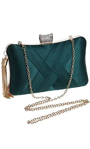 TOOBA Girl's Tassle Clutch (Green)