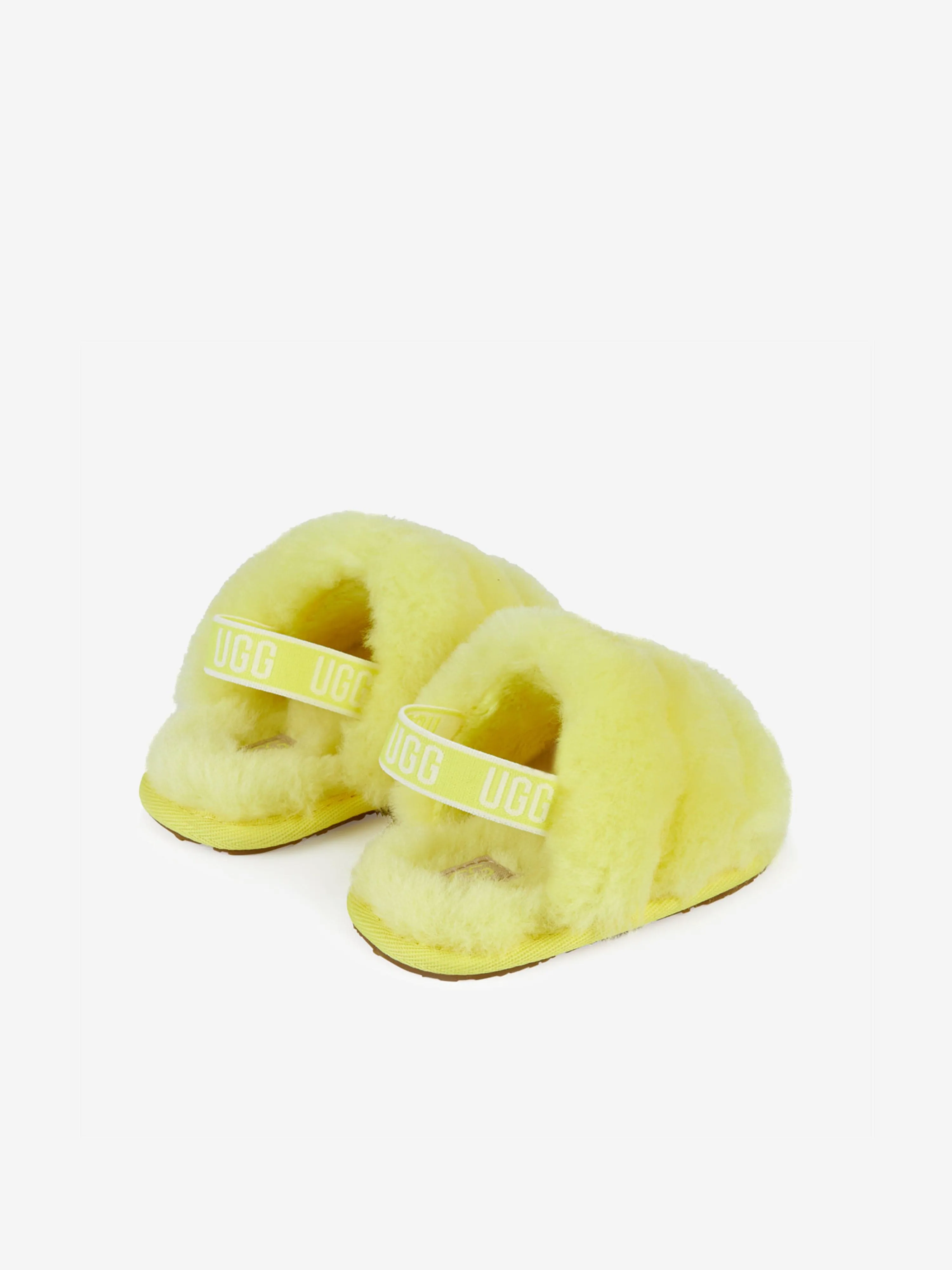 UGG Girls Sliders - Lemon Fluff Yeah Slider