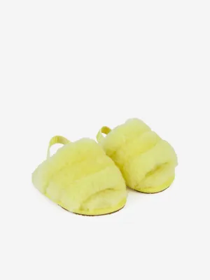 UGG Girls Sliders - Lemon Fluff Yeah Slider