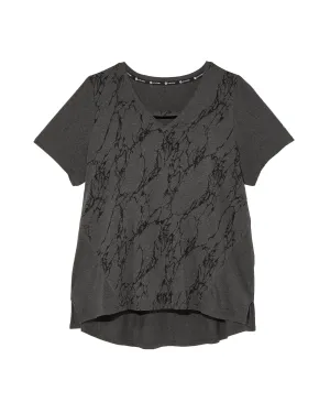 Verbena Tee | Charcoal Grey / Black