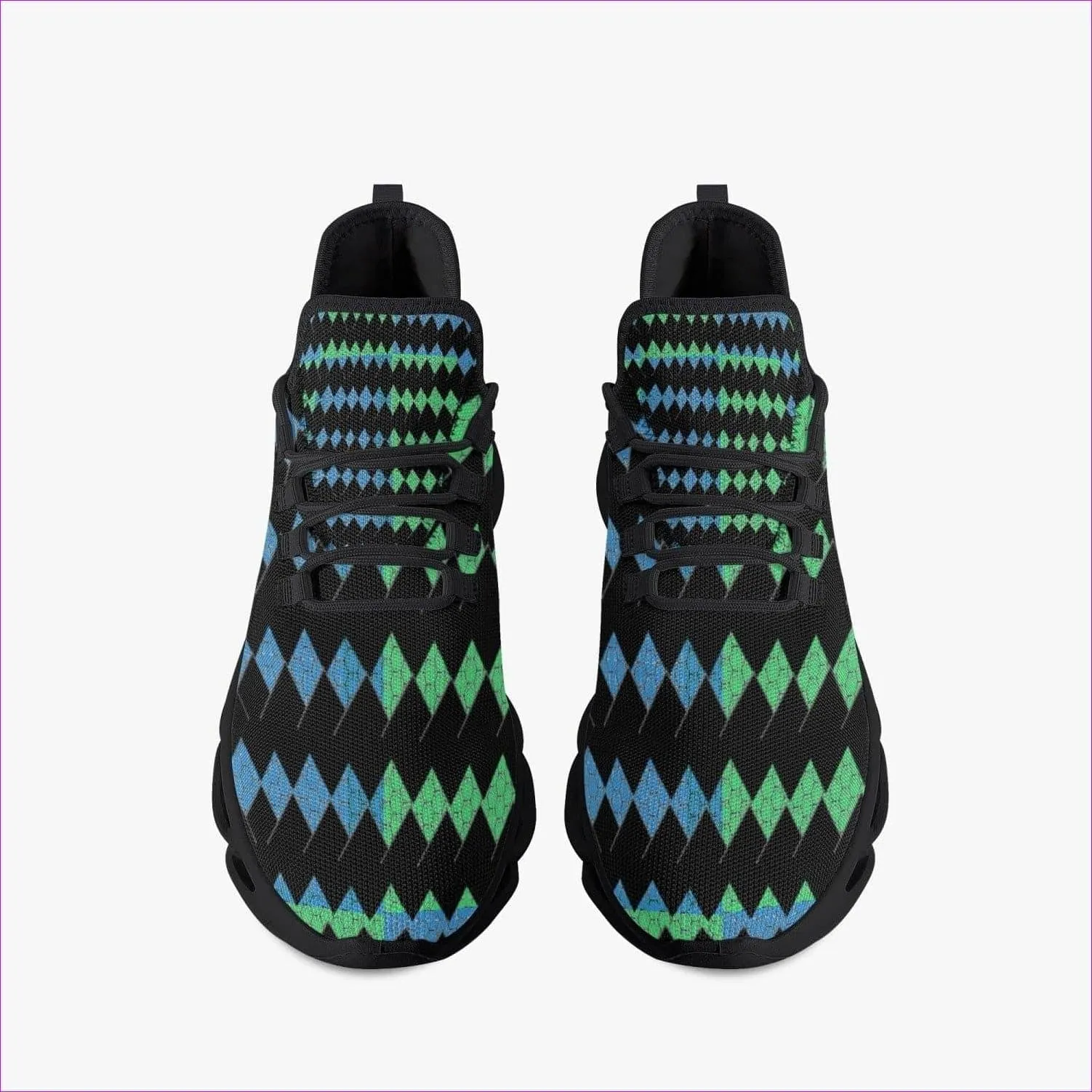 Vitral Bounce Mesh Knit Sneakers - Black