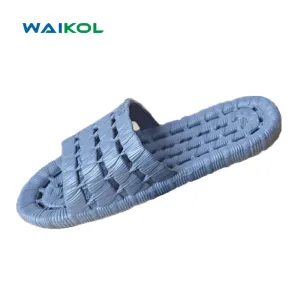 Waikol Hot Beach Shoes Casual Men Sandals Slippers Summer Outdoor Flip Flops Flats Non-slip Bathroom Home Massage Slippers