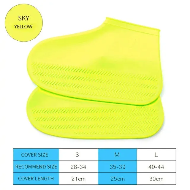 Waterproof Silicone Shoe Covers – Unisex Reusable Rain Protectors