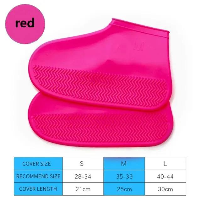 Waterproof Silicone Shoe Covers – Unisex Reusable Rain Protectors