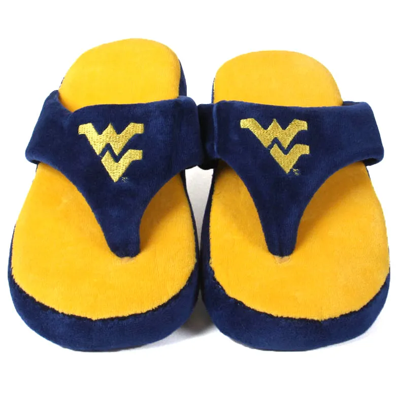 West Virginia Mountaineers Comfy Feet Flip Flop Slippers